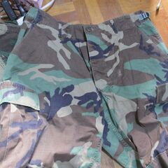 迷彩　実物　カモフラパンツ　ジャンク