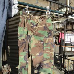 迷彩　実物　カモフラパンツ　ジャンクの画像