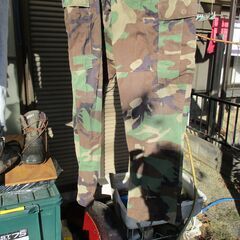 迷彩　実物　カモフラパンツ　ジャンクの画像