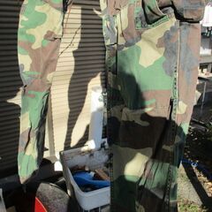 迷彩　実物　カモフラパンツ　③の画像
