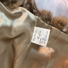 ラビットファー コート ショート丈の画像