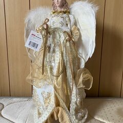 クリスマス　ツリートップ　40cm　天使　飾り　デコレーション　...