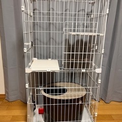 アイリスオーヤマ　キャットケージ2段