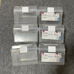 100均　CD・DVD BOX  ストックボックス　6個セット