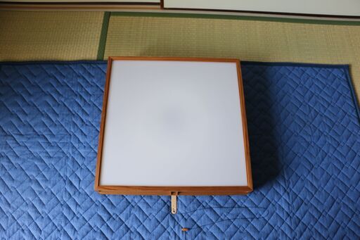 National 天井照明　和照明　昭和レトロ　本木目　希少　動作品