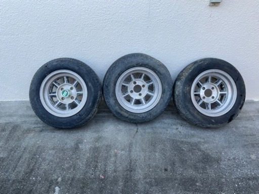 値下げ　旧車　ハヤシホイール　14インチ　３本