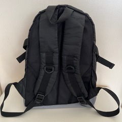 LOGOS子供用リュック　黒×グレー　usedの画像