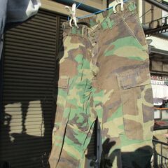 迷彩　実物　カモフラパンツ　5