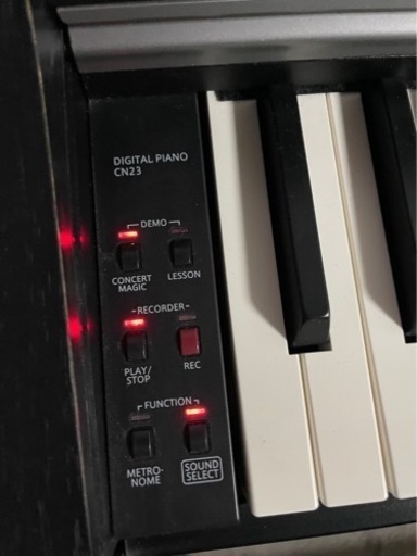 配達可能、KAWAI 電子ピアノ CN23B 88鍵盤美品電子ピアノ