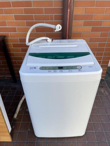 【SJ255】ヤマダ電気　4.5kg全自動洗濯機　YWM-T45A1