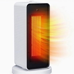 [新品]セラミックファンヒーター 小型 自動首振り 電気ストーブ...