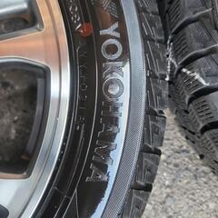 商談中です🙇広島　ホンダ軽自動車用　スタッドレスタイヤ14インチアルミホイール付き　155 65 14  4本セットの画像