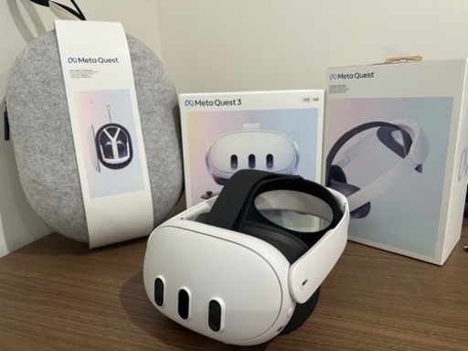  Quest 3  128GBとEliteストラップ、ケース