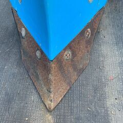 ホンダ耕運機パンチ・エックス F402/パンチF503用 ブルー溝浚器（尾輪付）(10884)の画像