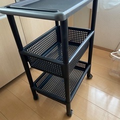 【中古】キッチンワゴン　キッチン収納