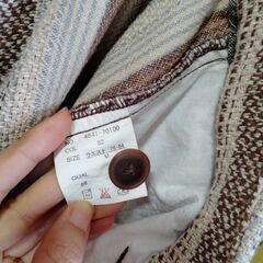 ストライプワイドパンツの画像