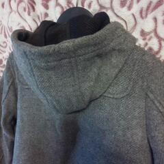 Mサイズ  グレーダッフルコートの画像