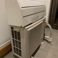 中古 富士通 ルームエアコン AS-C22F-W２０１７年製の画像
