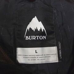 BURTON LIVINGLINING スノーボードパンツ メンズ Lサイズ エンジ バートン PANTS ボトムス ワインレッド 札幌市東区 新道東店の画像