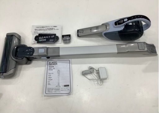 ＊BLACK+DECKER スティック掃除機 コードレス CS1820B 2021年製 フロア・タピ