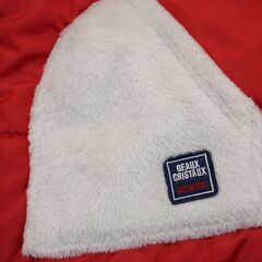 ★冬物 中綿ベスト 130cm★HusHusH ハッシュアッシュ★女の子 かわいい感じ リバーシブル★ワールド 上着  ダウン ボア コート 防寒★の画像