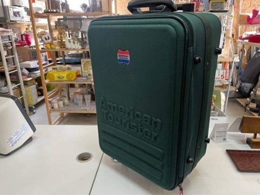＊American Tourister＊ アメリカンツーリスター キャリーケース ソフトケース  緑 グリーンカラー ③