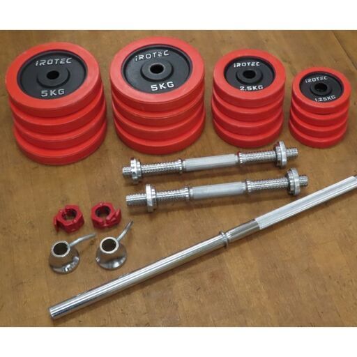 ♪IROTEC/アイロテック バーベル/ダンベルセット レギュラー 65kg 札幌♪
