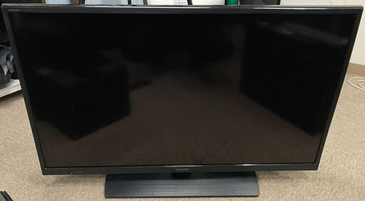 値下げ 40インチテレビ　シャープ アクオス LC-40H11　2014年製　液晶画面に黄色い縦線一本あります。　※お車での引き取り※