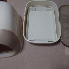 【ラスト値下】にゃんとも清潔トイレ＋ニャンとも砂(小粒×2袋)の画像