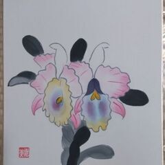 色紙画　２枚の画像