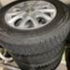 🚗買取UP高価買取中！軽用スタッドレス+アルミ 付 【カー用品･...