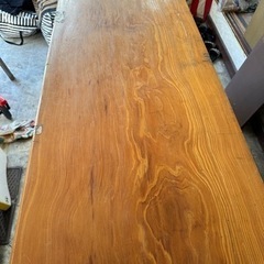 一枚板　カウンターテーブル　4m  檜？　松？の画像