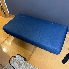 ブルー　1人がけソファ