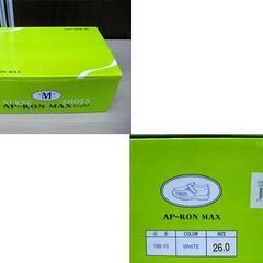 未使用品 アプロン ナースシューズ  AP-RON MAX light ホワイト 26㎝ 作業用シューズ カゼン KAZEN 苫小牧西店の画像