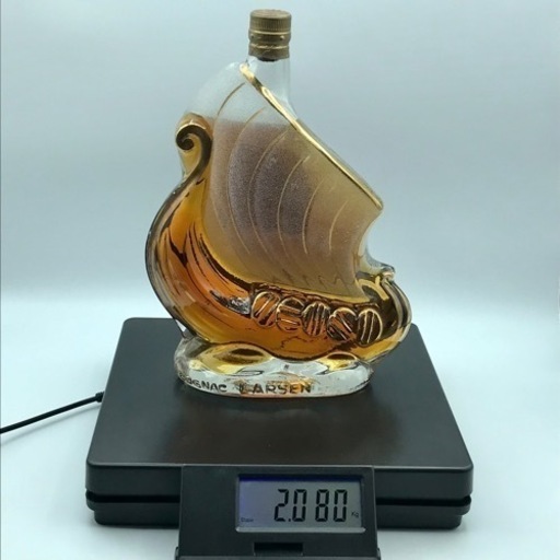 m1222511 LARSEN ラーセン バイキングシップ ボトル 古酒 ブランデー コニャク 船 未開栓 お酒 フランス中古品