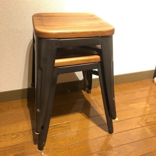 スツール 椅子 二脚