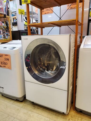 【1/15商談中】Panasonic パナソニック ドラム式洗濯乾燥機 Cuble NA-VG1000L 10kg 右開き☆買取帝国 朝霞店 配達可能