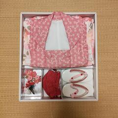 七五三 3歳 KAGURA 皮布 着物 フルセットの画像