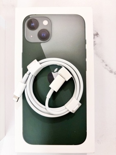 早い者勝ち！特典付き iPhone 13 グリーン 256 GB SIMフリー