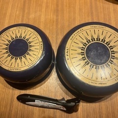 ガス火用 T-faL フライパン 鍋2個 取手付きの画像