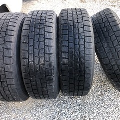 冬タイヤ 175/65R15 プリウスα等用PCD114アルミ付き深溝スタッドレス4本組の画像
