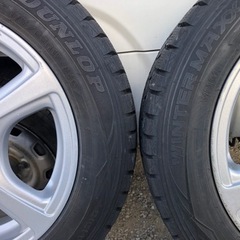 冬タイヤ 175/65R15 プリウスα等用PCD114アルミ付き深溝スタッドレス4本組の画像