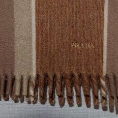 新品 未使用 PRADA プラダ カシミヤ100% マフラー