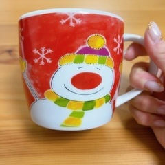 【超美品】Gallery by inhesion マグカップ　コップ　蓋なし　雪だるまの画像