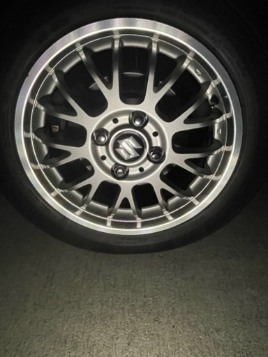軽自動車 BBS風 アルミホイール バリ山