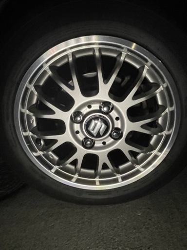 軽自動車 BBS風 アルミホイール バリ山