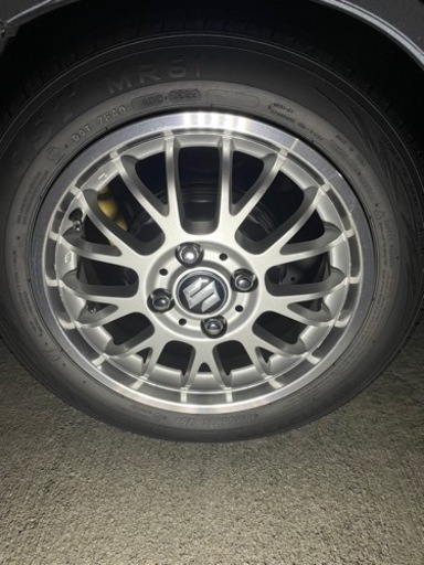 軽自動車 BBS風 アルミホイール バリ山
