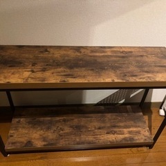 カウンター テーブル 棚の画像