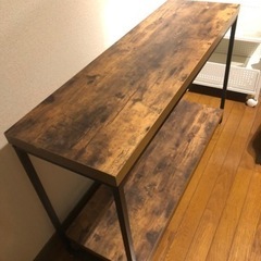 カウンター テーブル 棚の画像