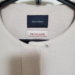 美品　pecolamb コート サイズM　DOUX ARCHIVESの画像